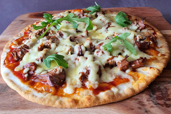 BBQ Jackfruit Pizza